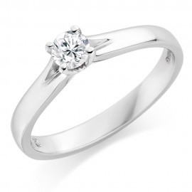 Engagement Ring made in 18k Gold ( Setting only ,choose centre stone inside ) Engagement Ring made in 18k Gold ( Setting only ,choose centre stone inside )