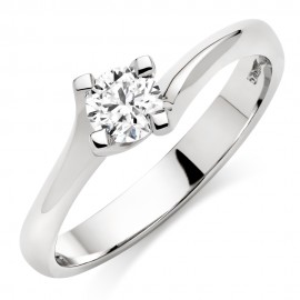Engagement Ring made in 18k Gold ( Setting only ,choose centre stone inside ) Engagement Ring made in 18k Gold ( Setting only ,choose centre stone inside )