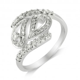 Diamond Ring Made in 14k White Gold  Diamond Ring Made in 14k White Gold