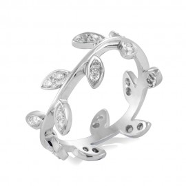 Diamond Ring Made in 14k White Gold  Diamond Ring Made in 14k White Gold