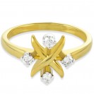 Diamond Ring Made in 14k White Gold
