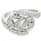 Diamond Ring Made in 14k White Gold 