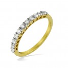 Diamond Ring Made in 18k Yellow Gold