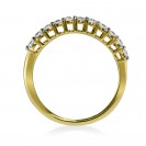 Diamond Ring Made in 18k Yellow Gold