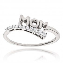 Mothers Diamond Ring Made in 14k Gold Mothers Diamond Ring Made in 14k Gold