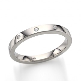 Gold Round Brilliant 5 Stone Diamond Wedding Ring Gold Round Brilliant 5 Stone Diamond Wedding Ring