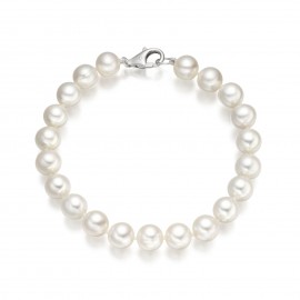 Freshwater Pearl Bracelet Made In 14K White Gold Freshwater Pearl Bracelet Made In 14K White Gold