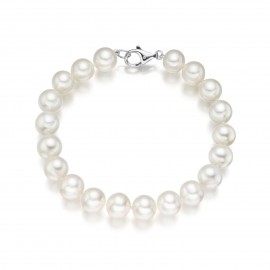 Freshwater Pearl Bracelet Made In 14K White Gold Freshwater Pearl Bracelet Made In 14K White Gold