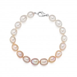 Freshwater Pearl Bracelet Made In 14K White Gold Freshwater Pearl Bracelet Made In 14K White Gold