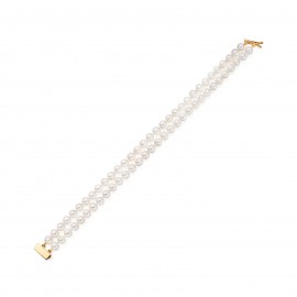 Freshwater Pearl Bracelet Made 14K Yellow Gold Freshwater Pearl Bracelet Made 14K Yellow Gold