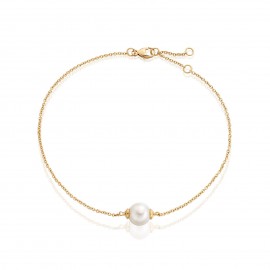 Freshwater Pearl Bracelet Made In 14K Yellow Gold Freshwater Pearl Bracelet Made In 14K Yellow Gold