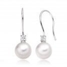 Freshwater Pearl Earring Made In White Gold