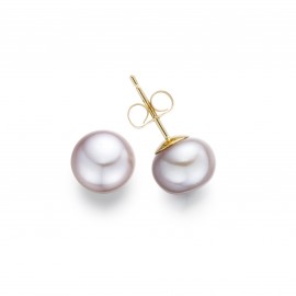 Freshwater Pearl Earring Made in 14K  Yellow Gold Freshwater Pearl Earring Made in 14K  Yellow Gold