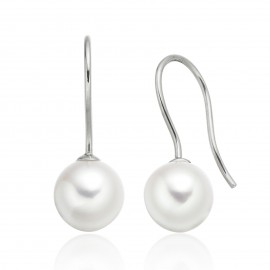 Freshwater Pearl Earring Made In 14K White Gold Freshwater Pearl Earring Made In 14K White Gold