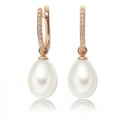 Freshwater Pearl Earring Made In 14K Yellow Gold 