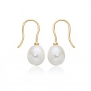 Freshwater Pearl Earring Made In 14k Yellow Gold