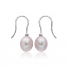 Freshwater Pearl Earring Made In 14K White Gold