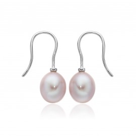 Freshwater Pearl Earring Made In 14K White Gold Freshwater Pearl Earring Made In 14K White Gold