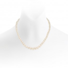 Freshwater Pearl Necklace Made In 14K Yellow Gold Freshwater Pearl Necklace Made In 14K Yellow Gold