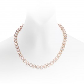 Freshwater Pearl Necklace Made In 14K Yellow Gold Freshwater Pearl Necklace Made In 14K Yellow Gold