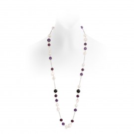 Freshwater Pearl Necklace Made In 14K White Gold Freshwater Pearl Necklace Made In 14K White Gold