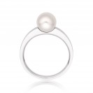 Freshwater Pearl Ring Made In 14K White Gold