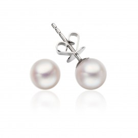 Freshwater Pearl Earring Made In 14k White Gold Freshwater Pearl Earring Made In 14k White Gold