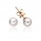  Freshwater Pearl Earring Made In 14K Yellow Gold