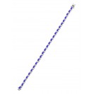 The Dazzling Tanzanite And Diamond Bracelet Made in 14k White Gold ( 6.01cts Tz)