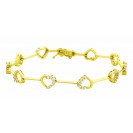 Diamond Bracelet made in 18k Yellow Gold ( 0.23cts)