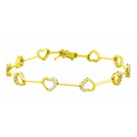 Diamond Bracelet made in 18k Yellow Gold ( 0.23cts) Diamond Bracelet made in 18k Yellow Gold ( 0.23cts)