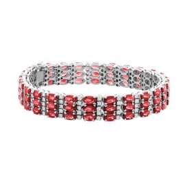 Burmese Ruby Bracelet made in 18k White Gold ( 21.67cts Ruby) Burmese Ruby Bracelet made in 18k White Gold ( 21.67cts Ruby)