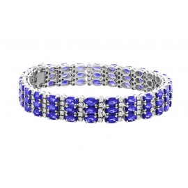 Tanzanite Bracelet made in 18k White Gold ( 21.67cts TZ) Tanzanite Bracelet made in 18k White Gold ( 21.67cts TZ)