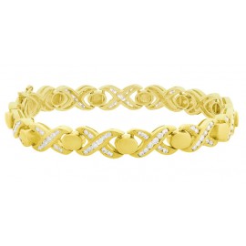 Diamond Bracelet made in 18k Yellow Gold ( 2.25cts) Diamond Bracelet made in 18k Yellow Gold ( 2.25cts)