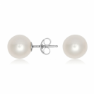 Pearl Earring Set in 14K White Gold