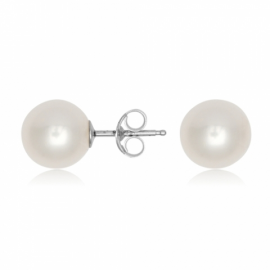 Pearl Earring Set in Silver Pearl Earring Set in Silver