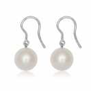 Hook Pearl Drop Earring Set in 14K White Gold