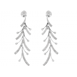Diamond Earring Set in 14k White Gold ( 2.2ct)