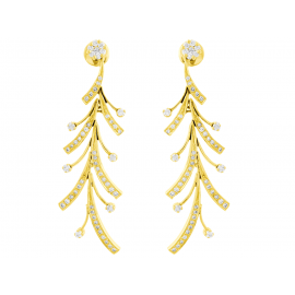   Diamond Earring Set in 14k Yellow Gold ( 2.2ct)