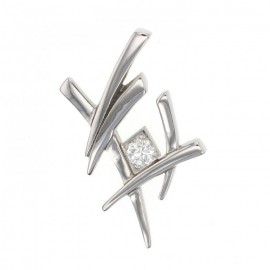 Diamond Pendant made in 14k White Gold (0.25ct)  Diamond Pendant made in 14k White Gold (0.25ct)