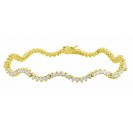 Diamond Bracelet made in 18k Yellow Gold ( 0.62cts)