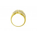 The Crowne Diamond Ring  in Yellow Gold and Diamonds (0.66 ct.) 