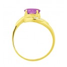 The Bold Pink Sapphire And Diamond Ring Made in 18k White Gold (0.98cts Ps)