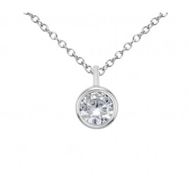 Diamond Pendant made in 14k White Gold (0.25ct ) Diamond Pendant made in 14k White Gold (0.25ct )