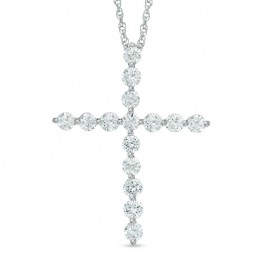Diamond Pendant Set in 14k White Gold (0.4ct ) Diamond Pendant Set in 14k White Gold (0.4ct )