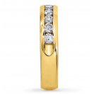 The Maharani Half Eternity Ring in White Gold and Round Cut Diamonds (1 ct.)