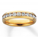 The Maharani Half Eternity Ring in White Gold and Round Cut Diamonds (1 ct.)