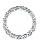 Diamond Ring set in 14k White Gold (3.4cts)